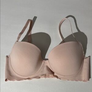 Felina Lingerie Underwire Bra sz 34C Carnation Pink Adjustable Straps